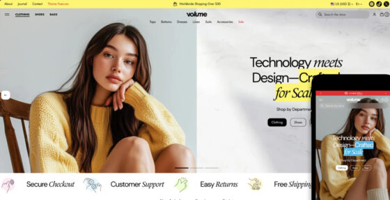 Volume - An advanced theme designed for high-volume stores with rich navigation